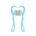 Alat Pijat Leher Manual Neck Massager Roller Handheld 6 Bola Pijat Ergonomis