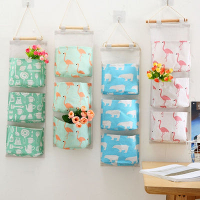 Storage Bag Gantung 3 Sekat