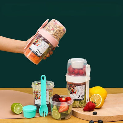 Botol Salad 2 Layers 800ML