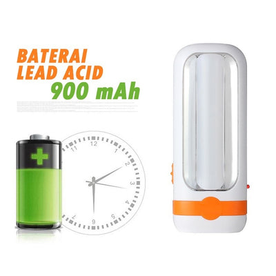 Lampu + Senter Emergency 7677