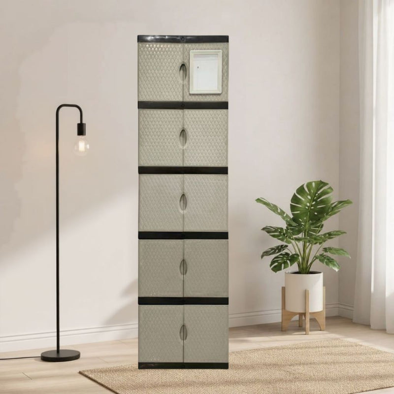 Lemari Diamond 5 Susun KACA