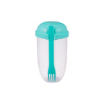 Botol Salad 1000ML + Garpu Cup Kecil