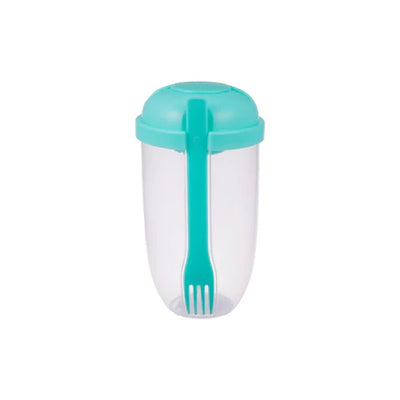 Botol Salad 1000ML + Garpu Cup Kecil