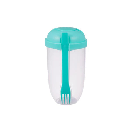 Botol Salad 1000ML + Garpu Cup Kecil