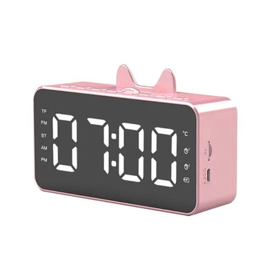 Jam Alarm Q9 BT Speaker PINK