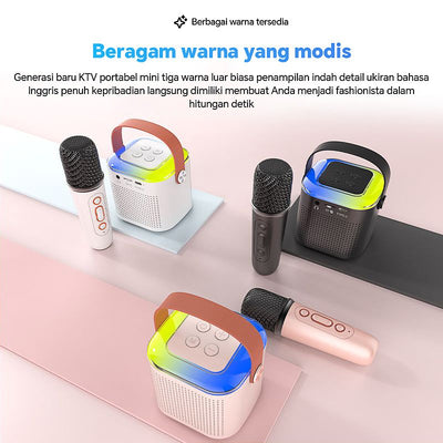 Speaker Bluetooth Wireless With Mic Karaoke