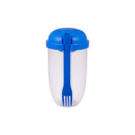 Botol Salad 1000ML + Garpu Cup Kecil