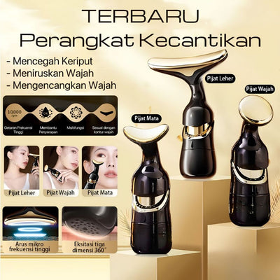 Alat Pijat Pengencang Kulit Wajah Leher Mata 3in1