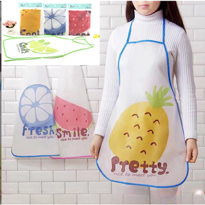 Celemek Apron Waterproof Motif Buah