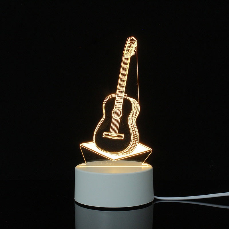 Lampu Tidur LED 3D
