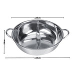 Panci Shabu 2Sekat 28CM