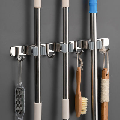 Gantungan Sapu Pel Stainless 1CLIP