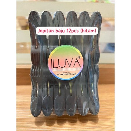 Jepitan Jemuran Pakaian Plastik 12pcs