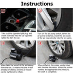 Pompa Ban Mini / Air Compressor 12V DC