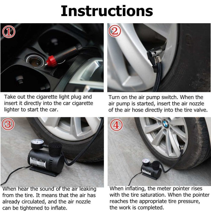 Pompa Ban Mini / Air Compressor 12V DC