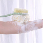 Sikat Punggung Shower Puff 2in1
